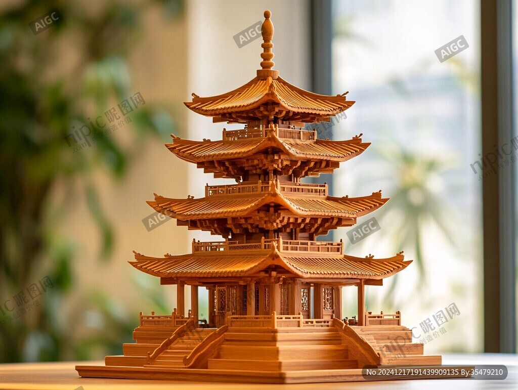 木质黄鹤楼