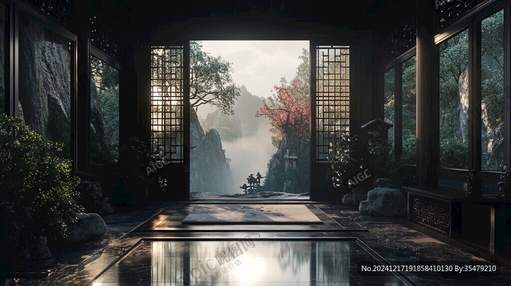 古风室内场景
