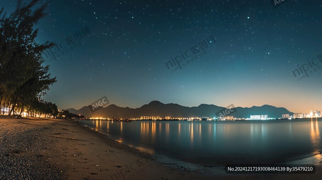 大鹏夜色
