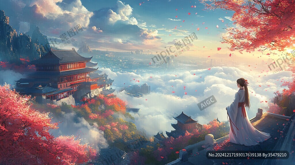 古风仙境天上宫阙