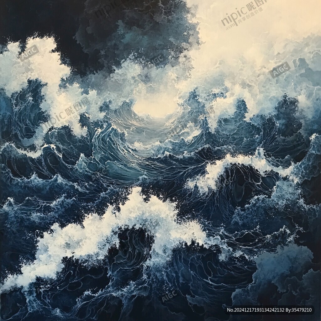 海洋流体画