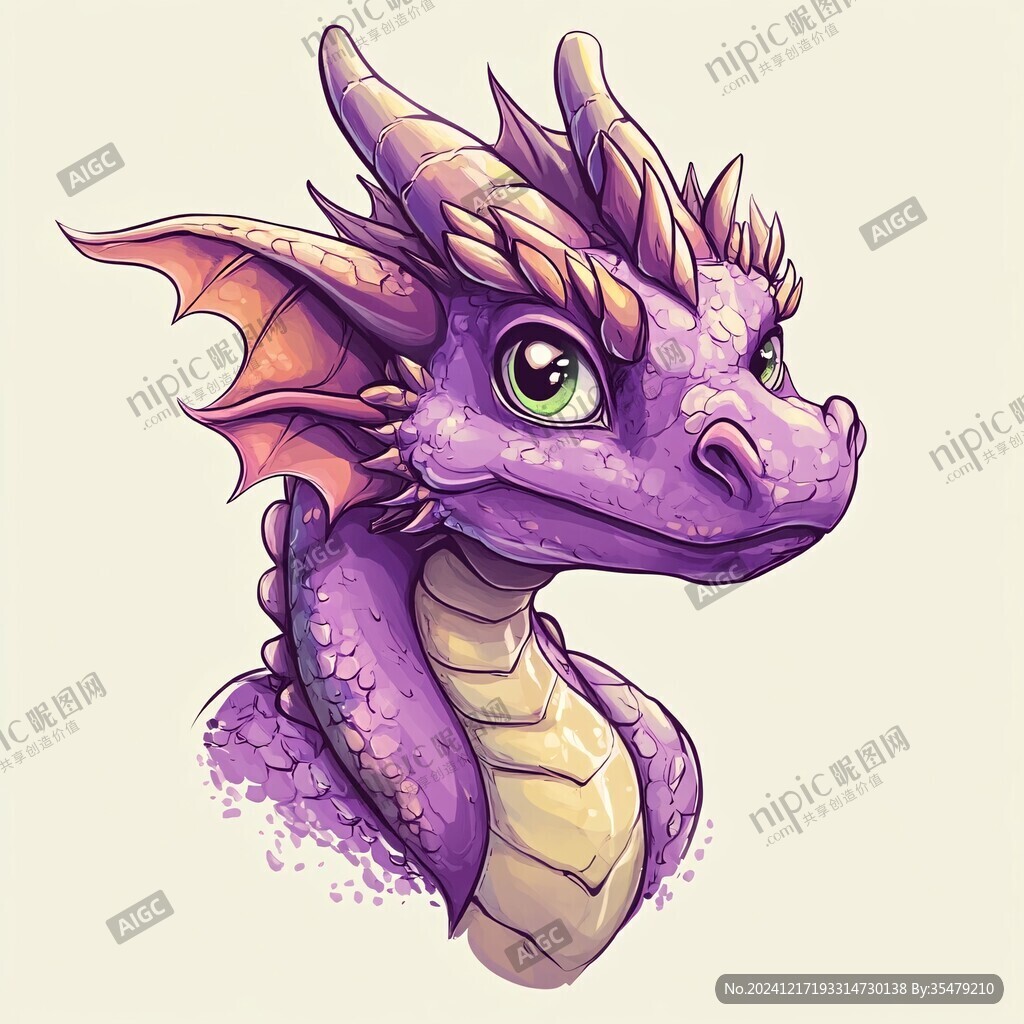 q版龙插画