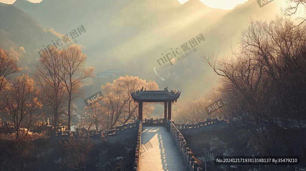 古道斜阳