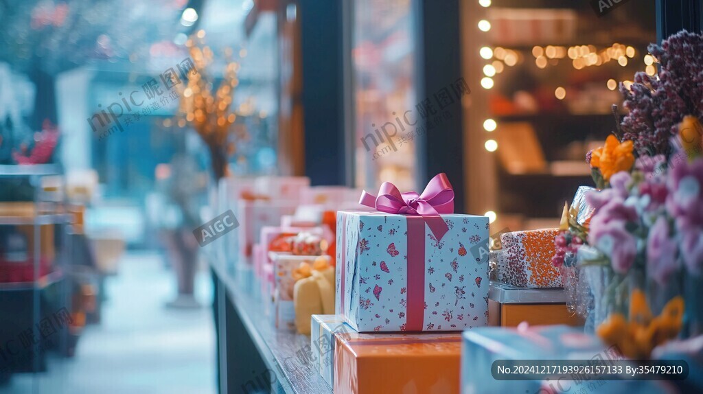 礼品店橱窗