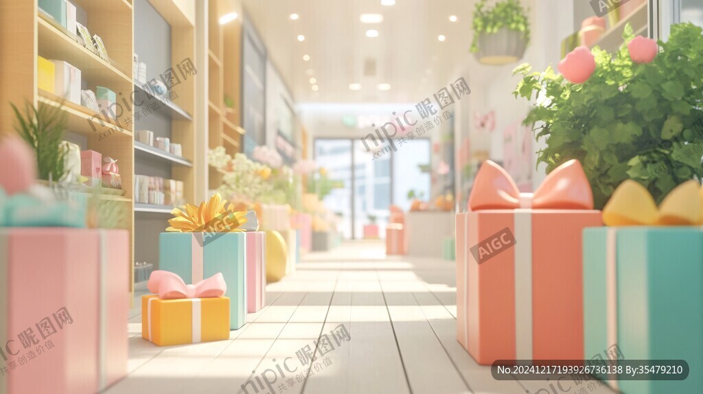 礼品店素材