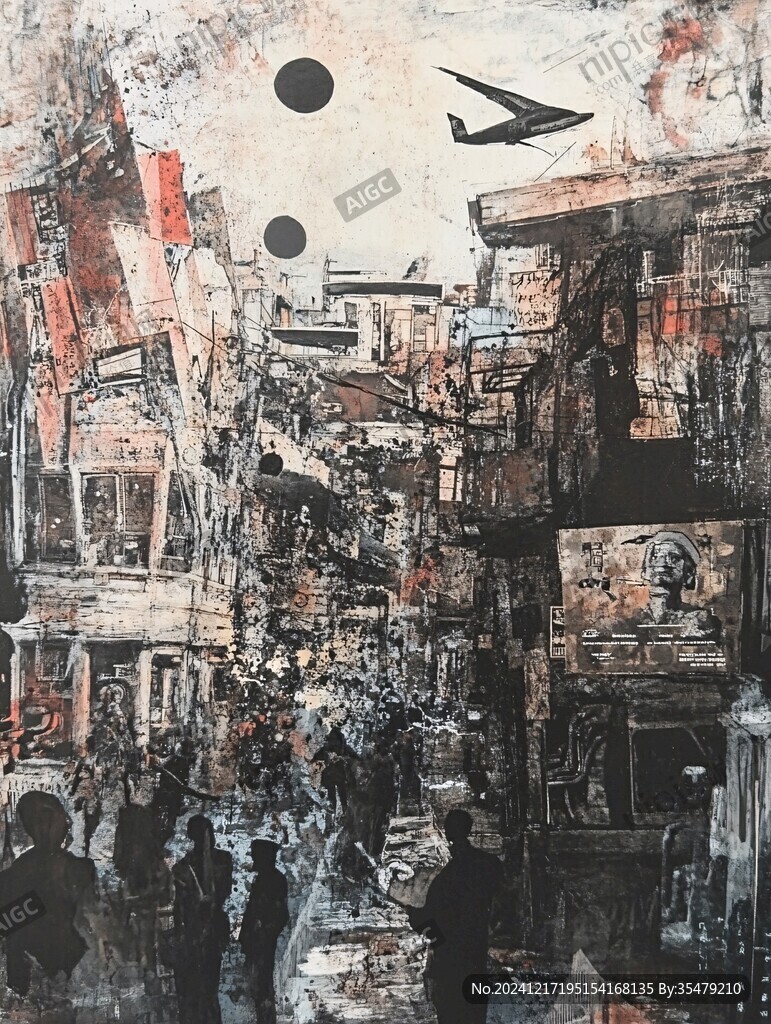 洪崖洞油画