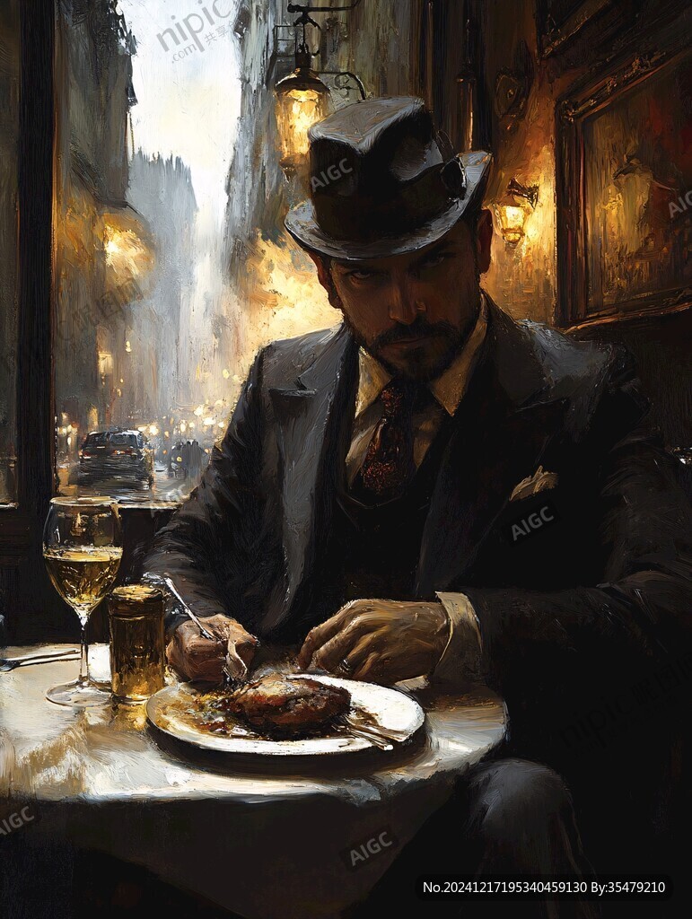 意大利写实油画漫画