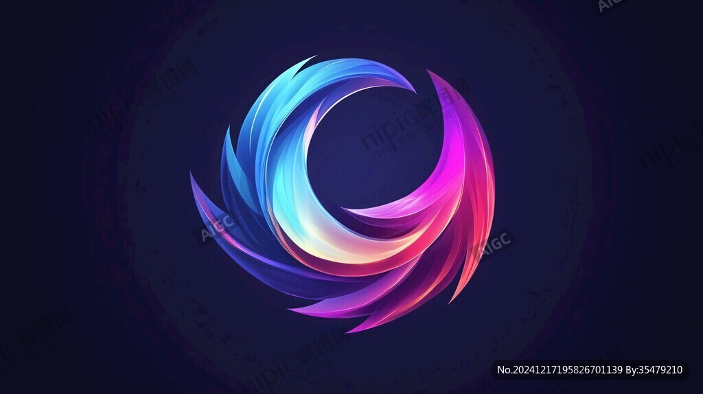 炫酷渐变logo