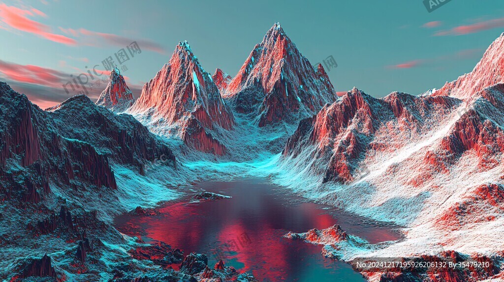 3d山脉背景