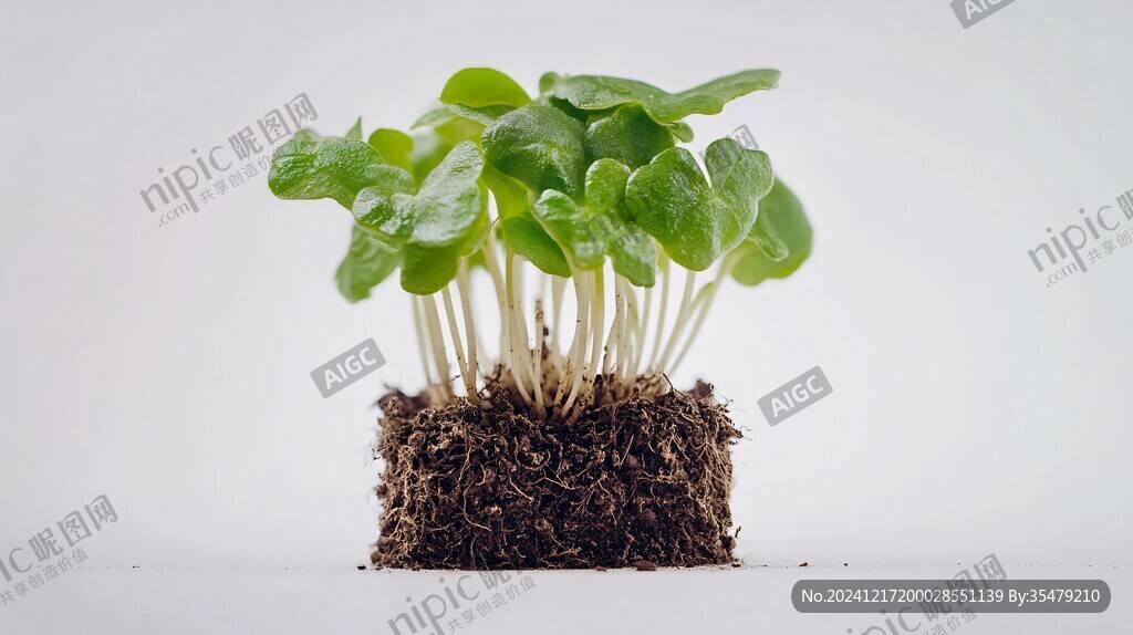 发芽的红薯苗