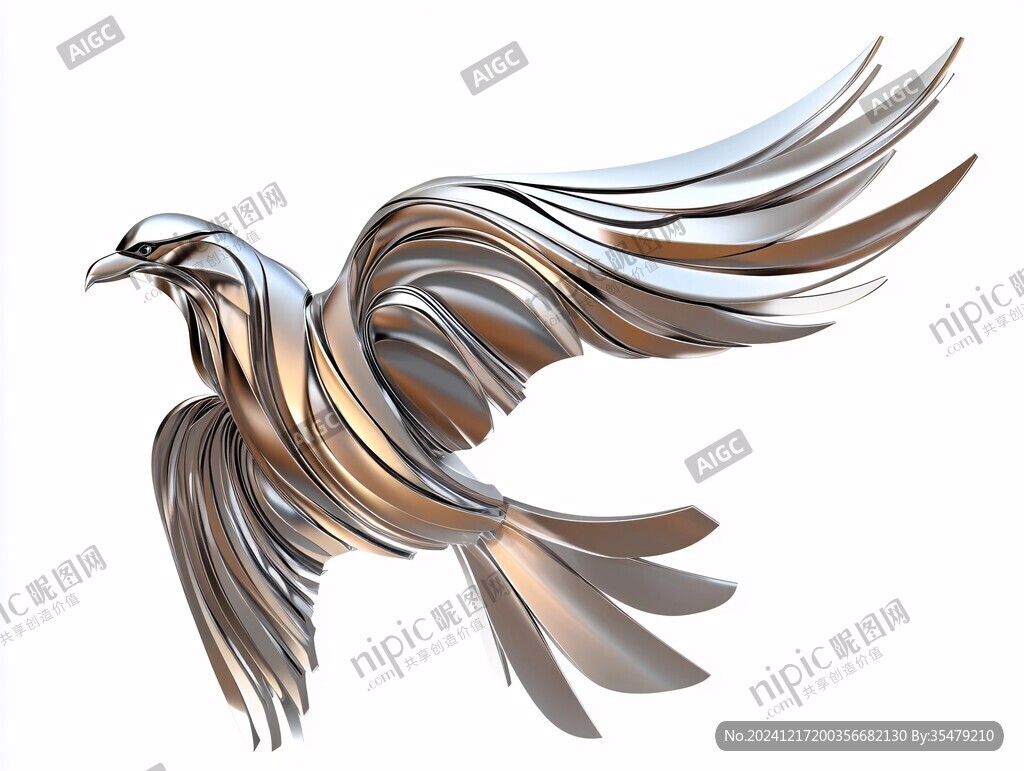 雄鹰装饰插画