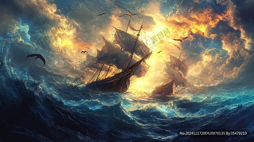 乘风破浪立体效果