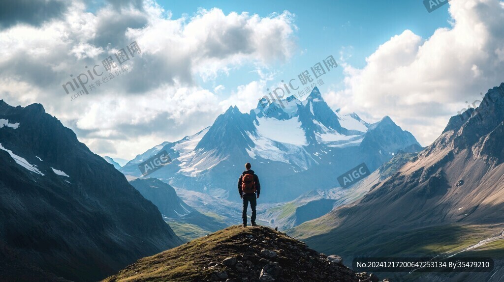 山高人为峰登山