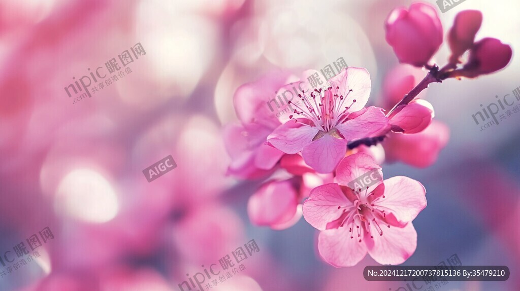唯美桃花高清壁纸