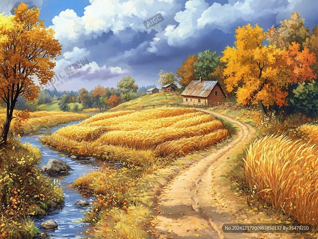 唯美农村场景