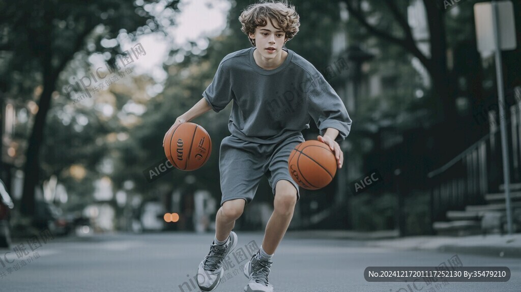 篮球男孩图片