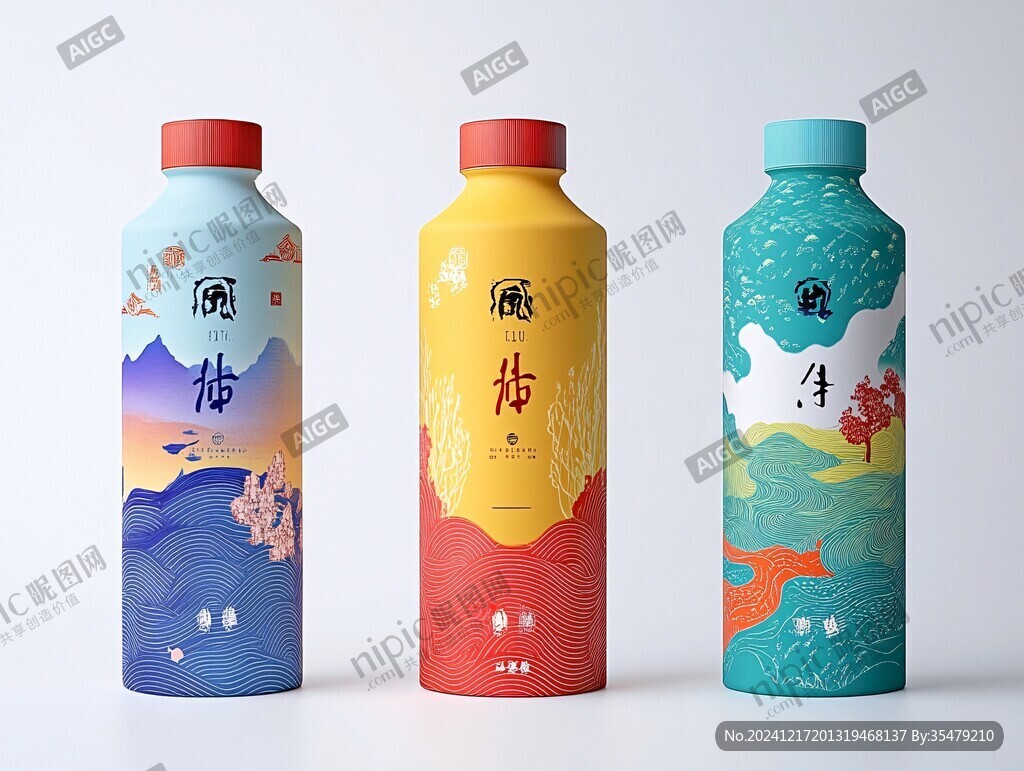 禅意包装插画