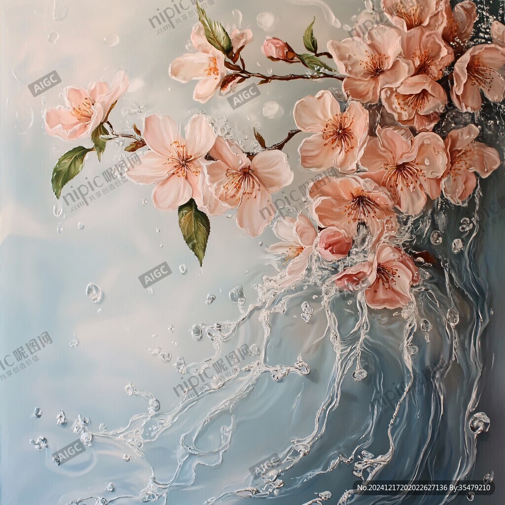 3d立体花装饰画