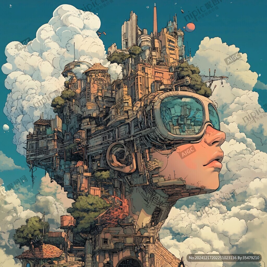 科幻题材插画