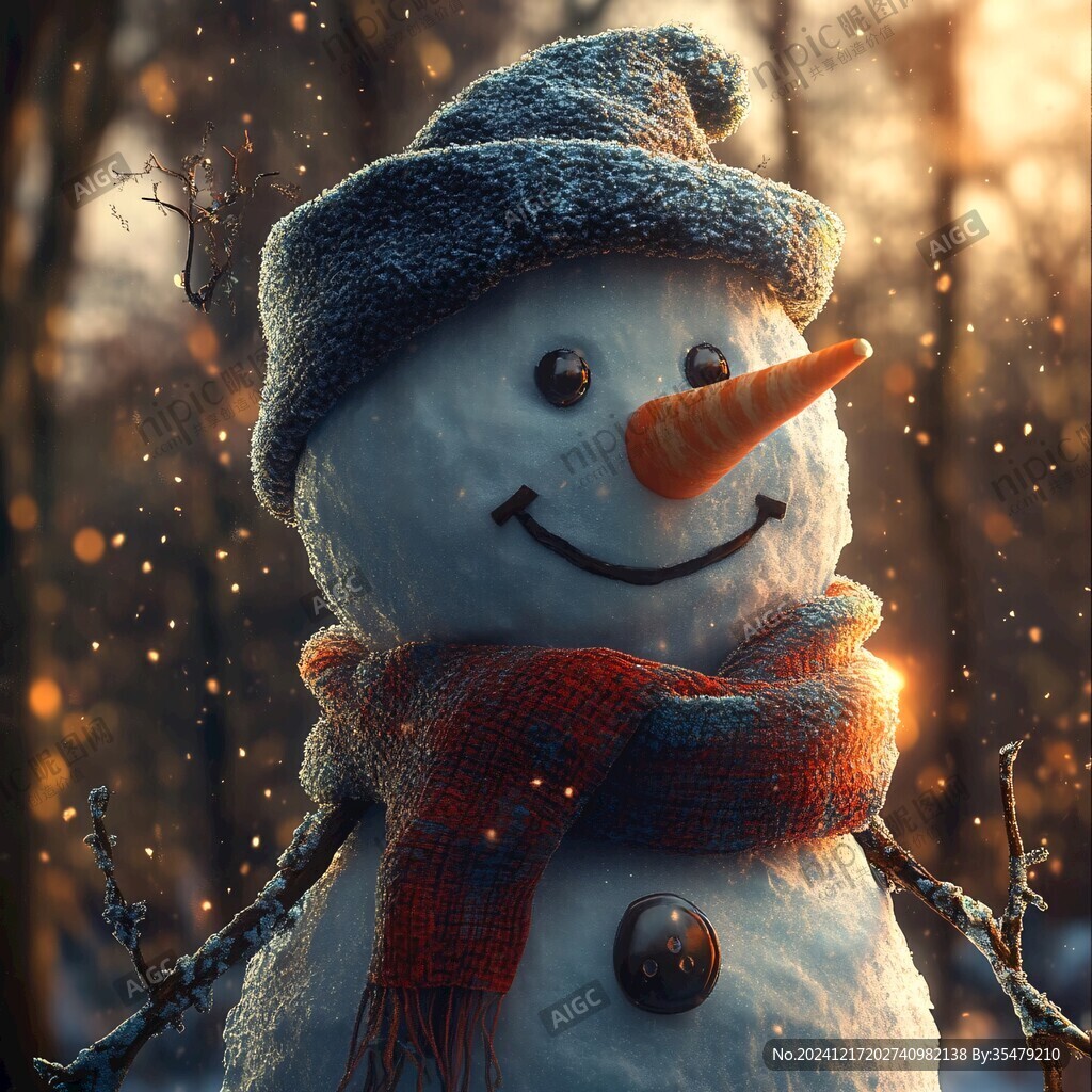 户外小雪人
