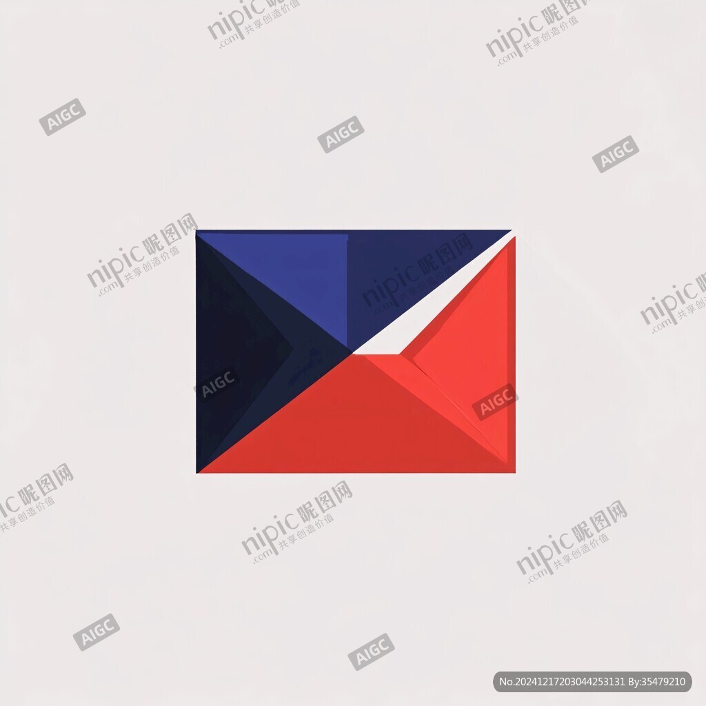 色块拼接logo设计