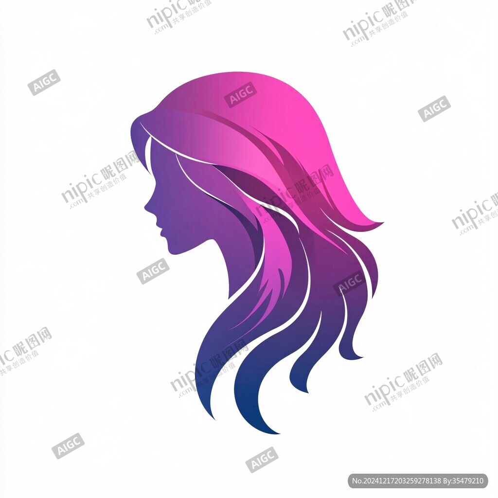女性美发logo