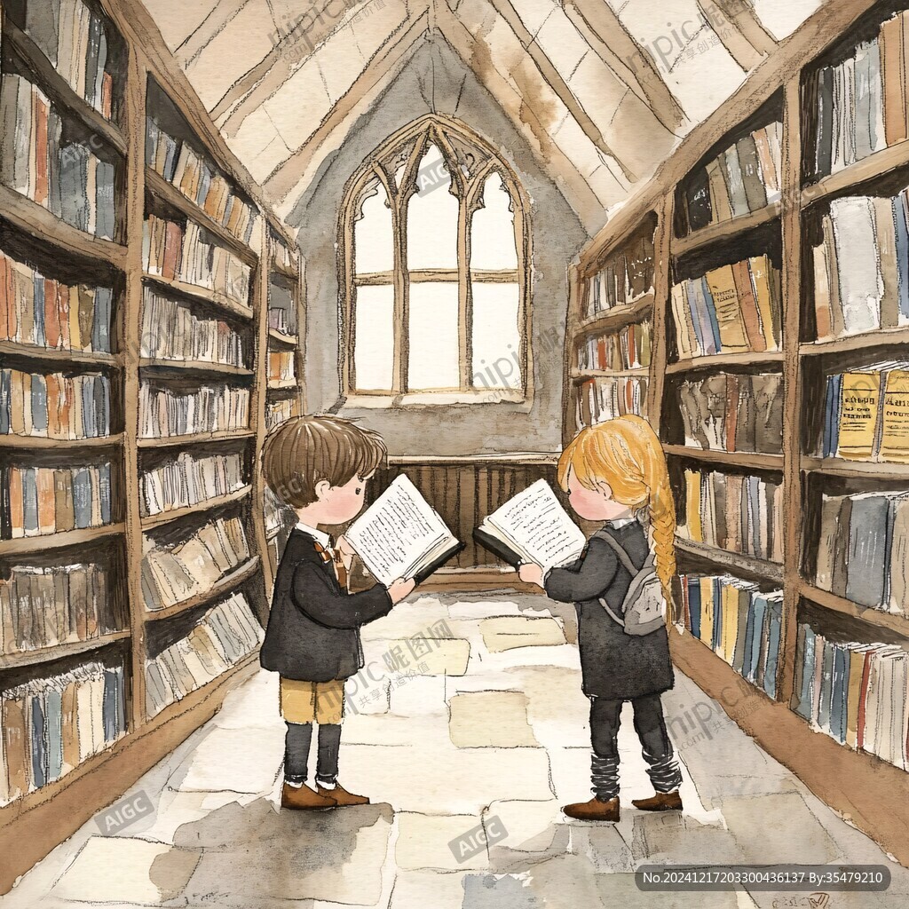 图书馆儿插