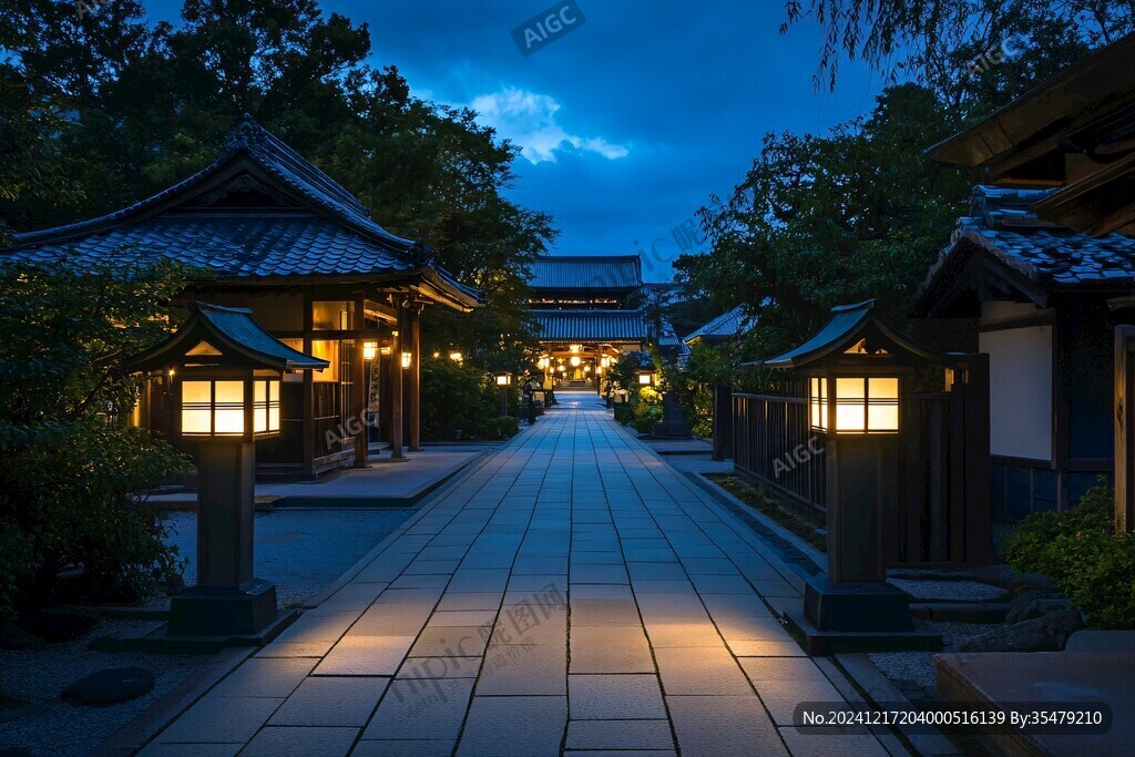 禅院夜景