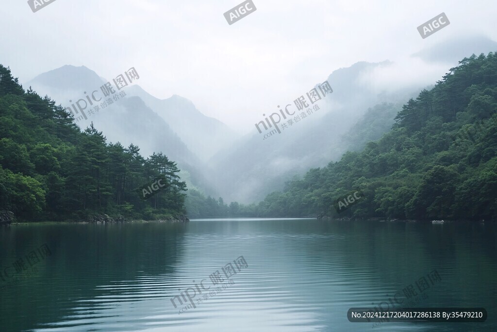水墨天池
