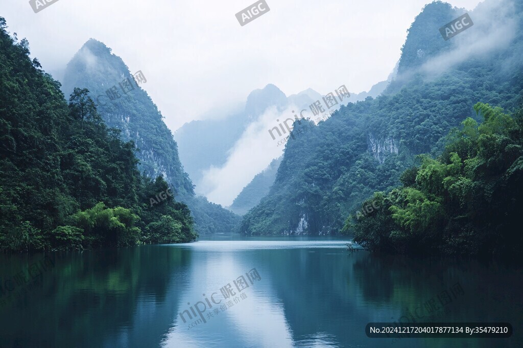 鸭池河风光