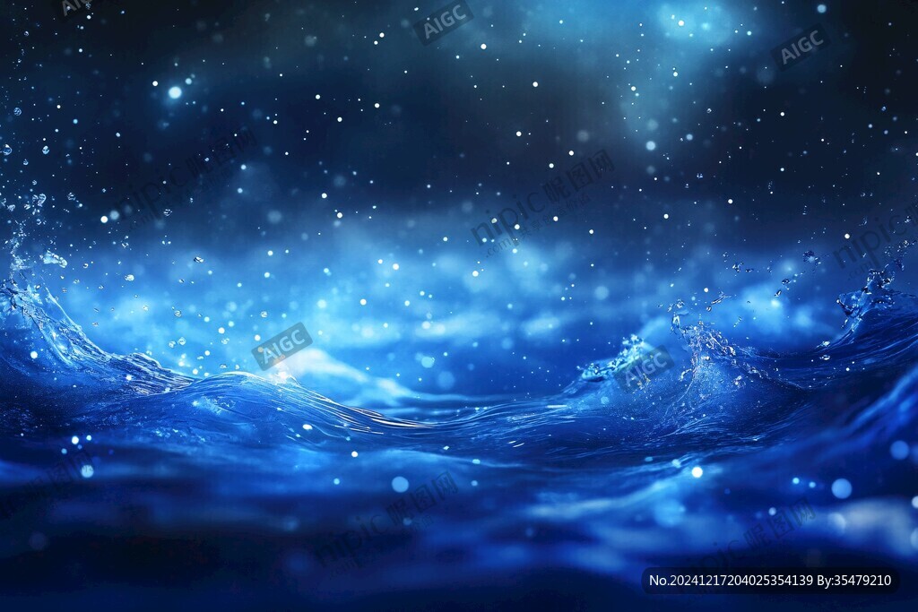 水波纹星光