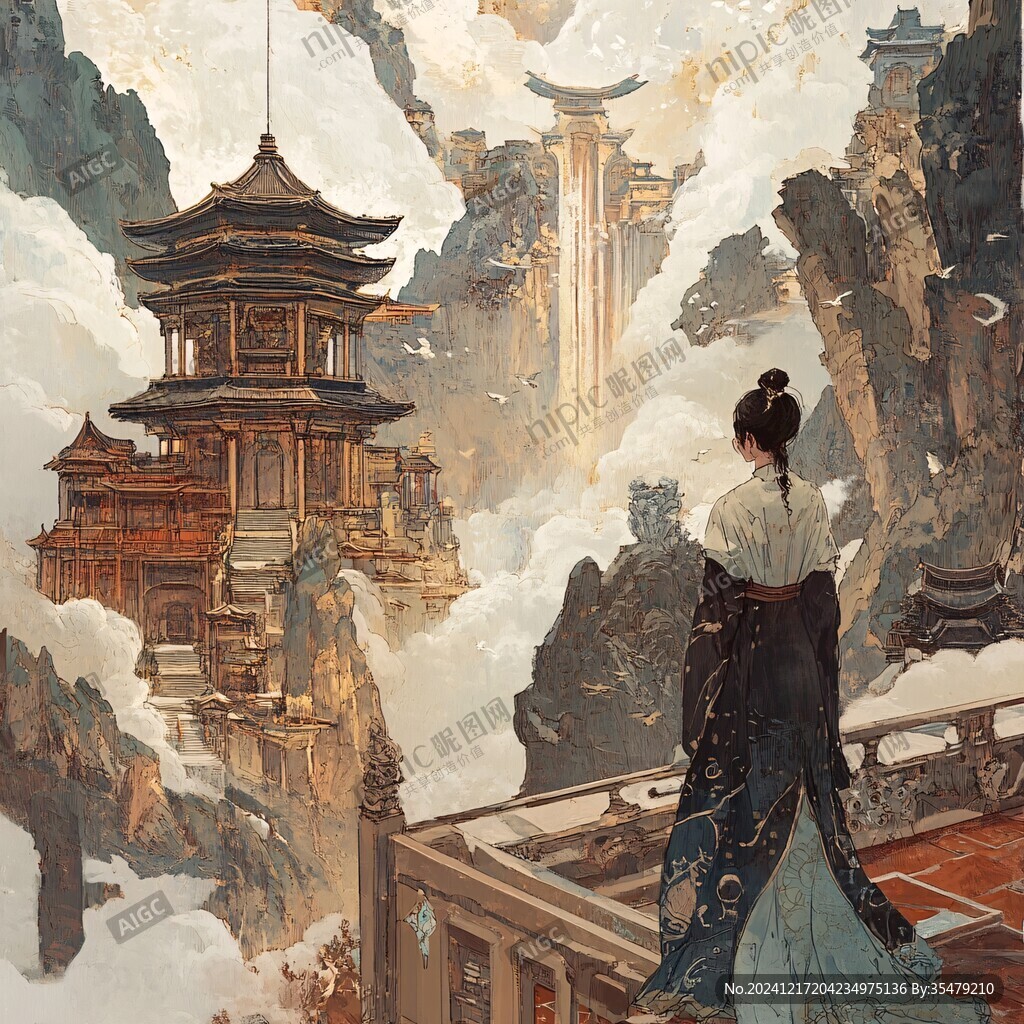 古风仙境天上宫阙