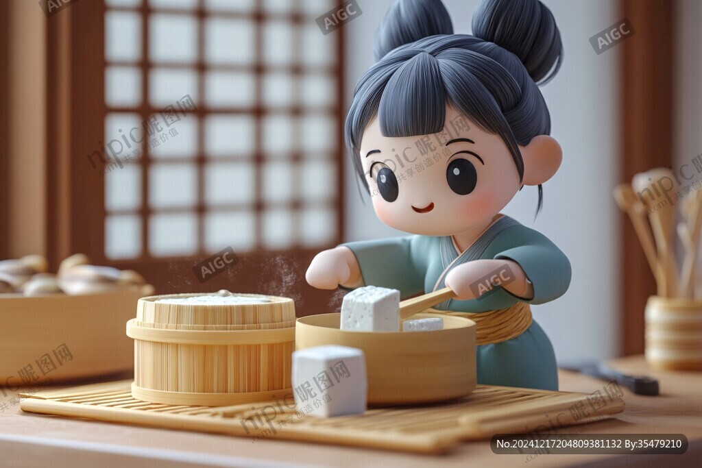 豆腐制作人物