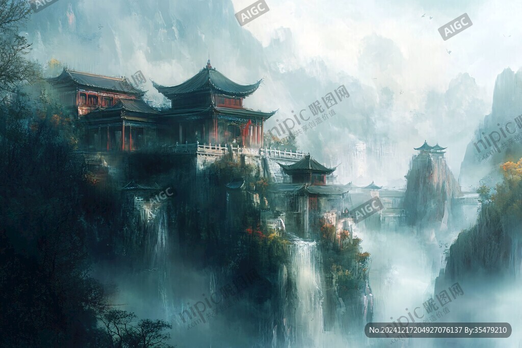 古风仙境天上宫阙