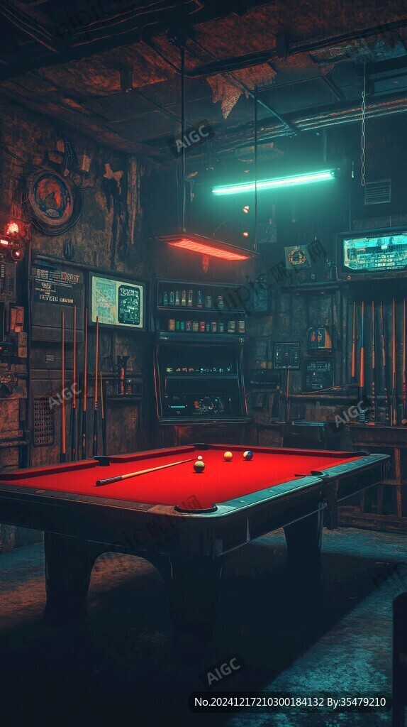 复古台球室