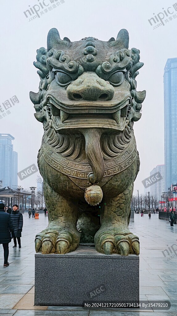 瑞兽首