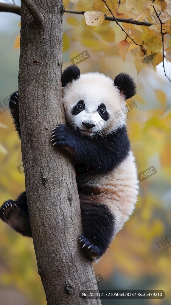 树上小熊猫