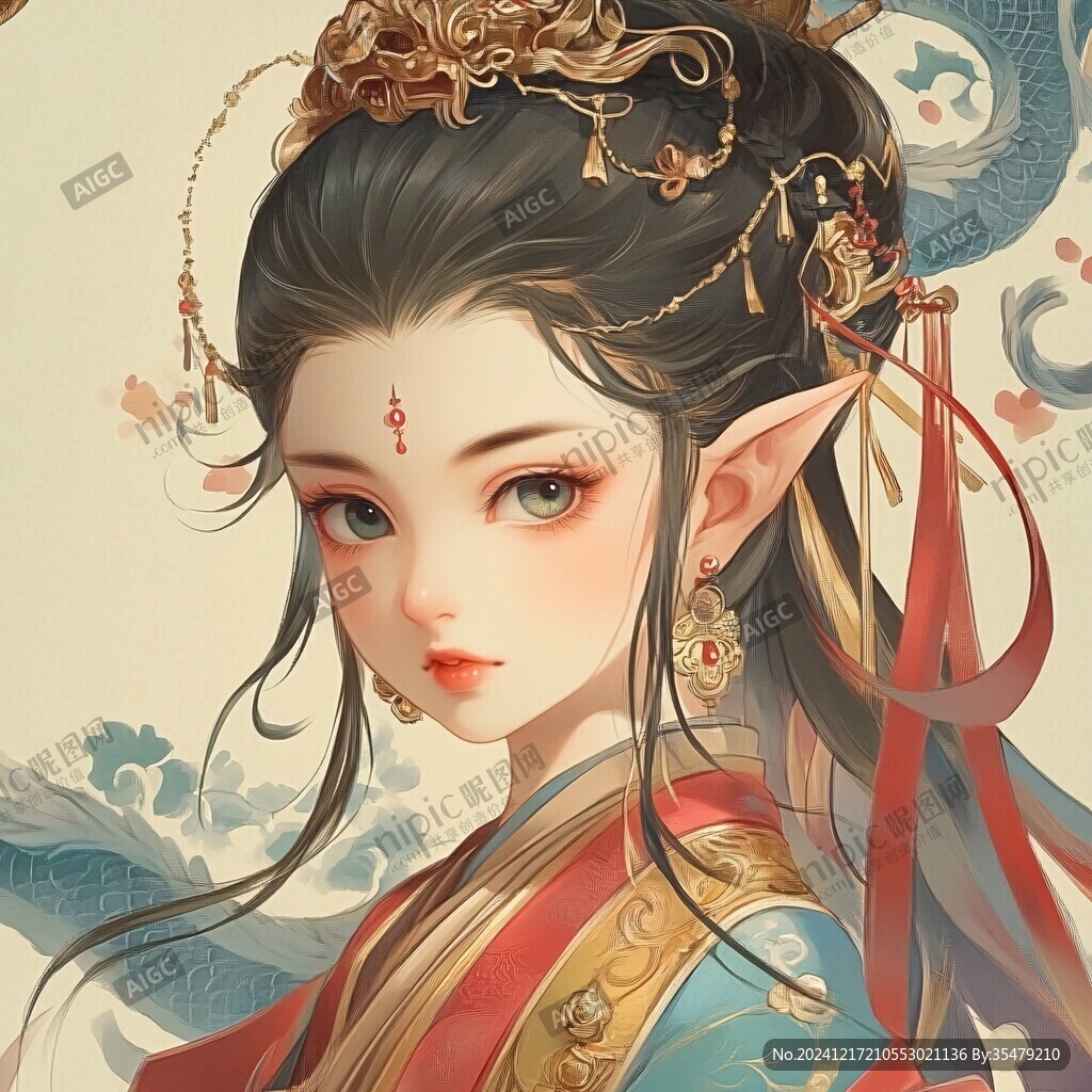 神仙仙女上神手绘头像