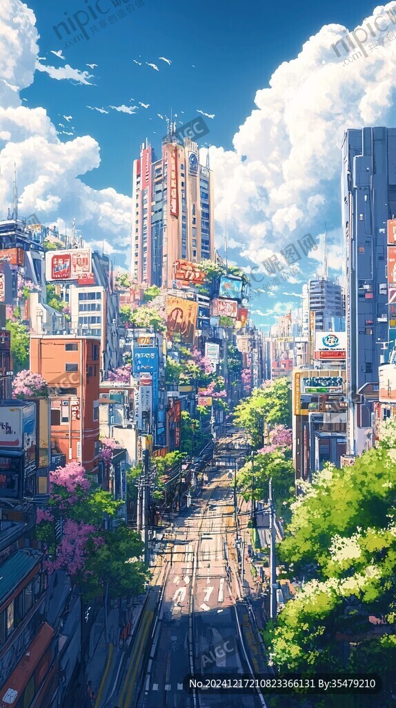 插画街道