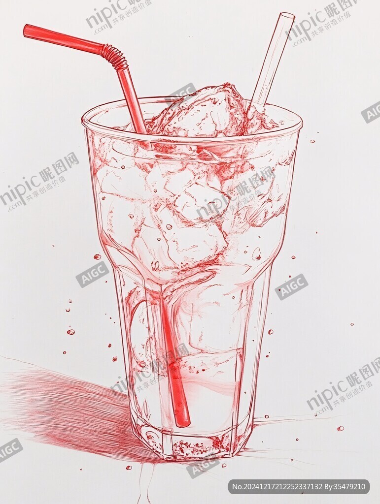 饮品手绘
