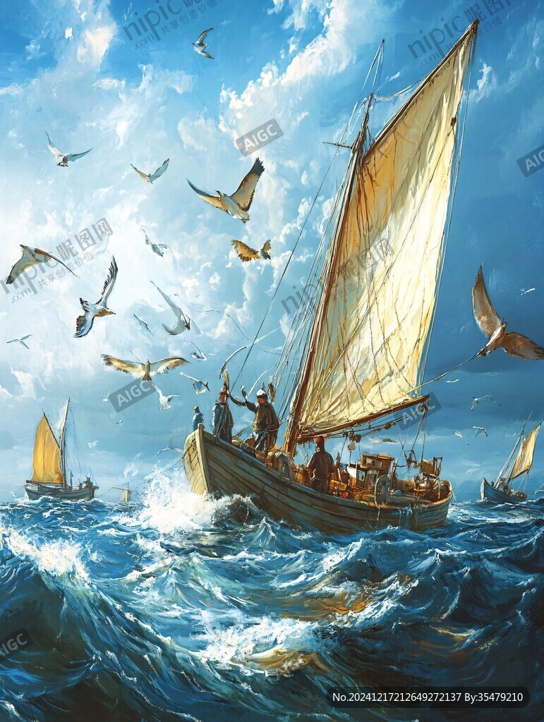 扬帆启航高清画