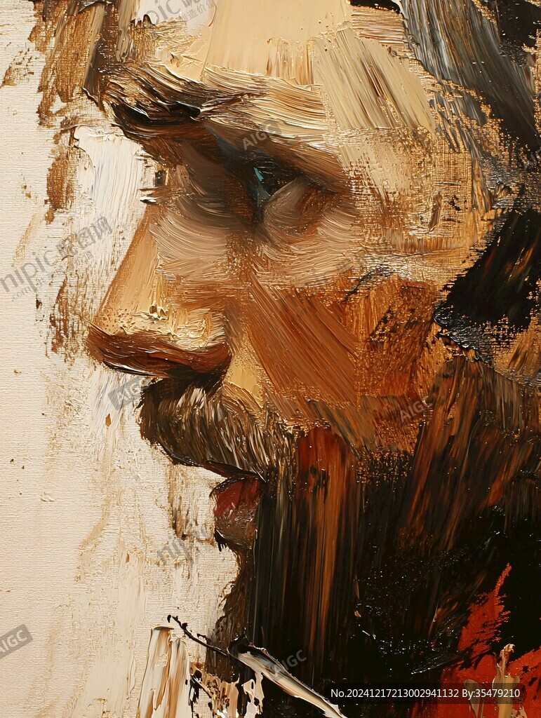 人脸色块拼接装饰画