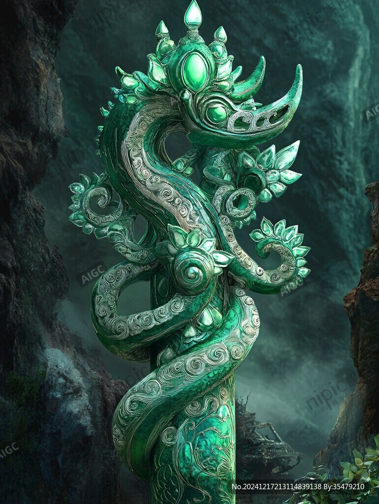 龙柱效果图