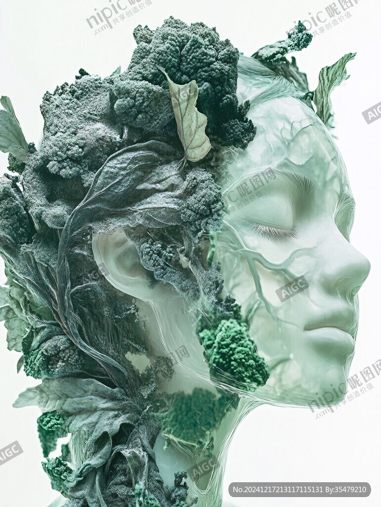 艺术感蔬菜图案设计