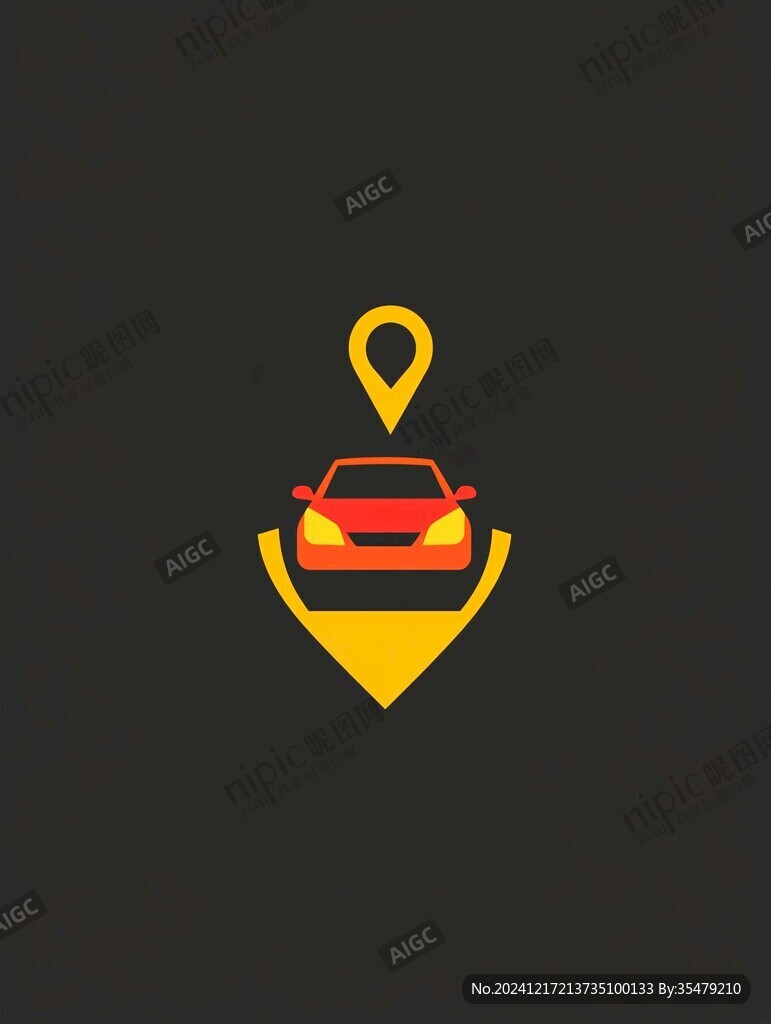 汽车定位logo