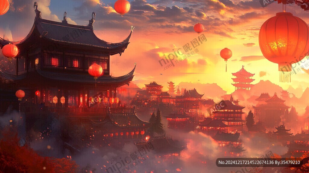 横店插画