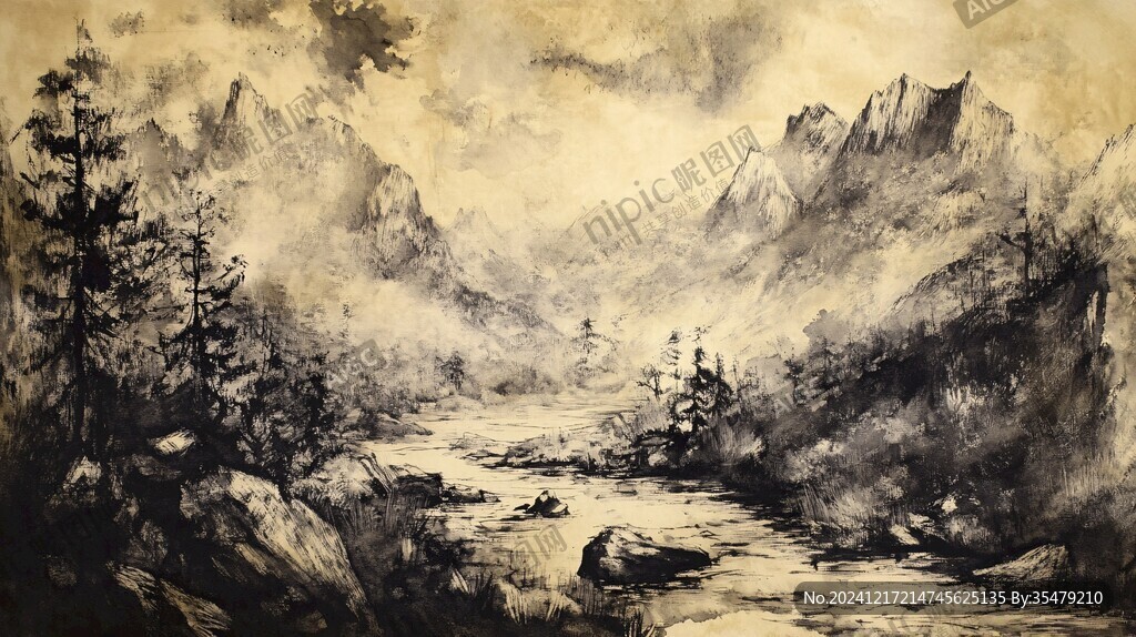 山景画