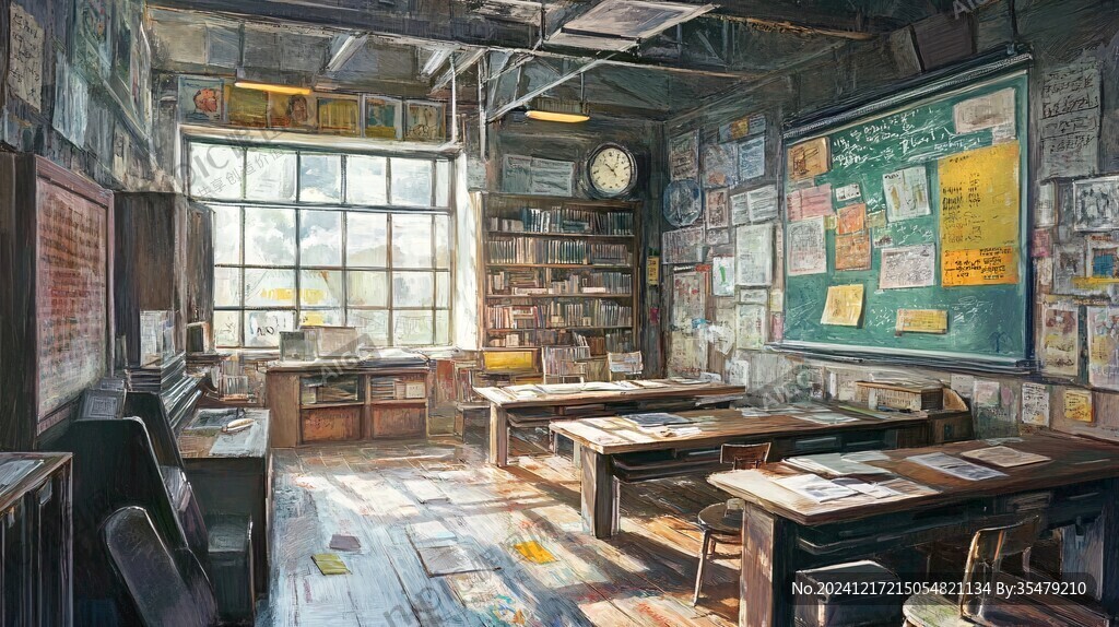 怀旧小学教室