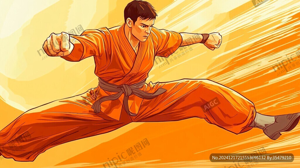 功夫插画