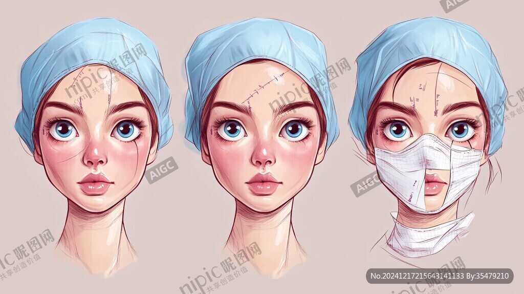 整容医院插画